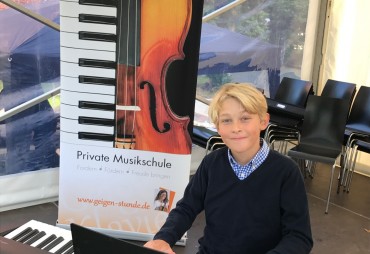 Blankeneser Straßenfest 2017: Konzert meiner Geigen-und Klavierschüler