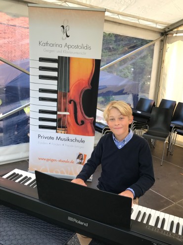 Blankeneser Straßenfest 2017: Konzert meiner Geigen-und Klavierschüler