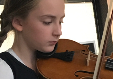 2. Preis mit Geige im LTM-Wettbewerb