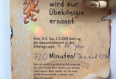 Wer ist Übekönig geworden?